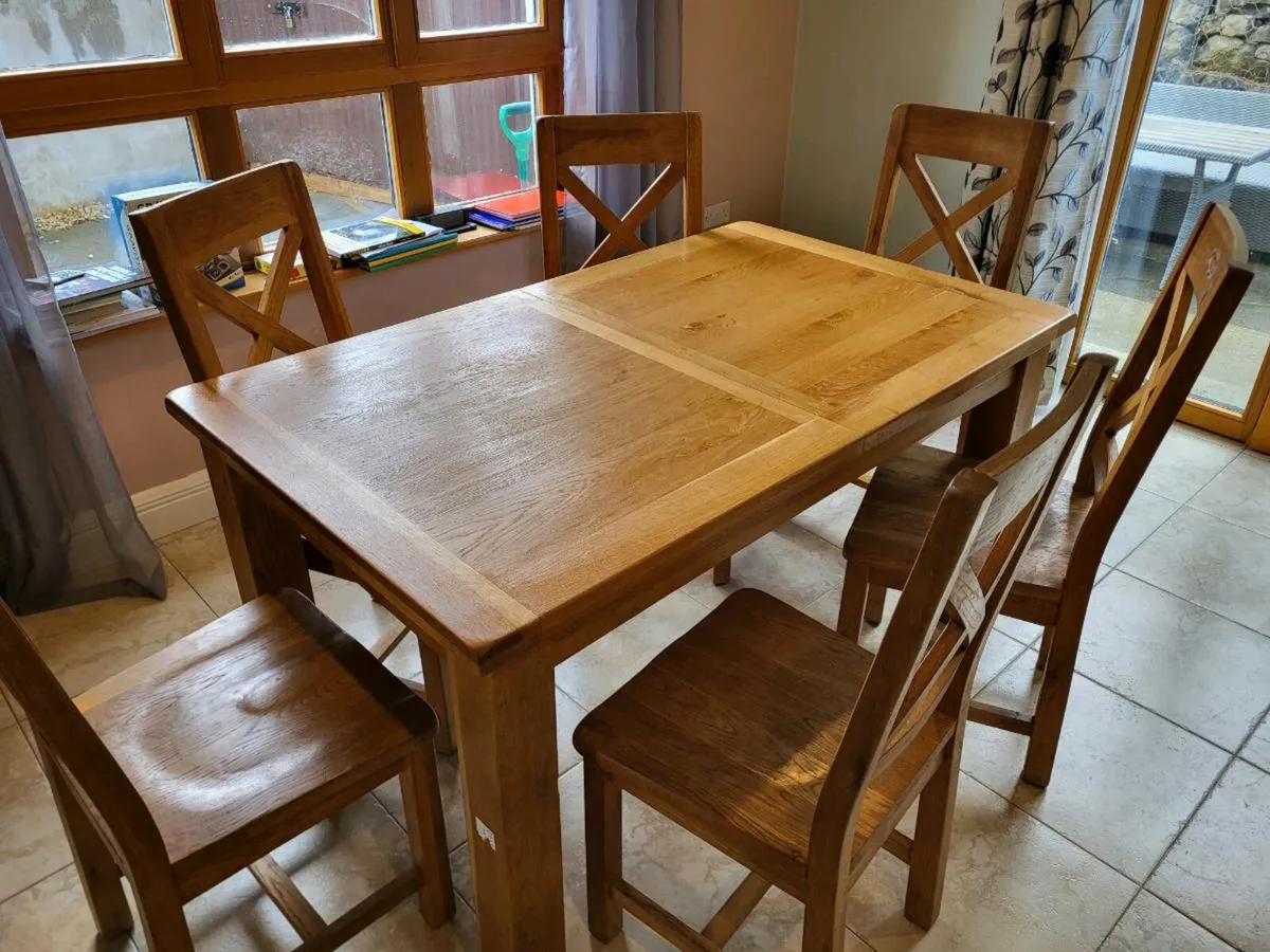 Dining Table & 6 Chairs - Image 4