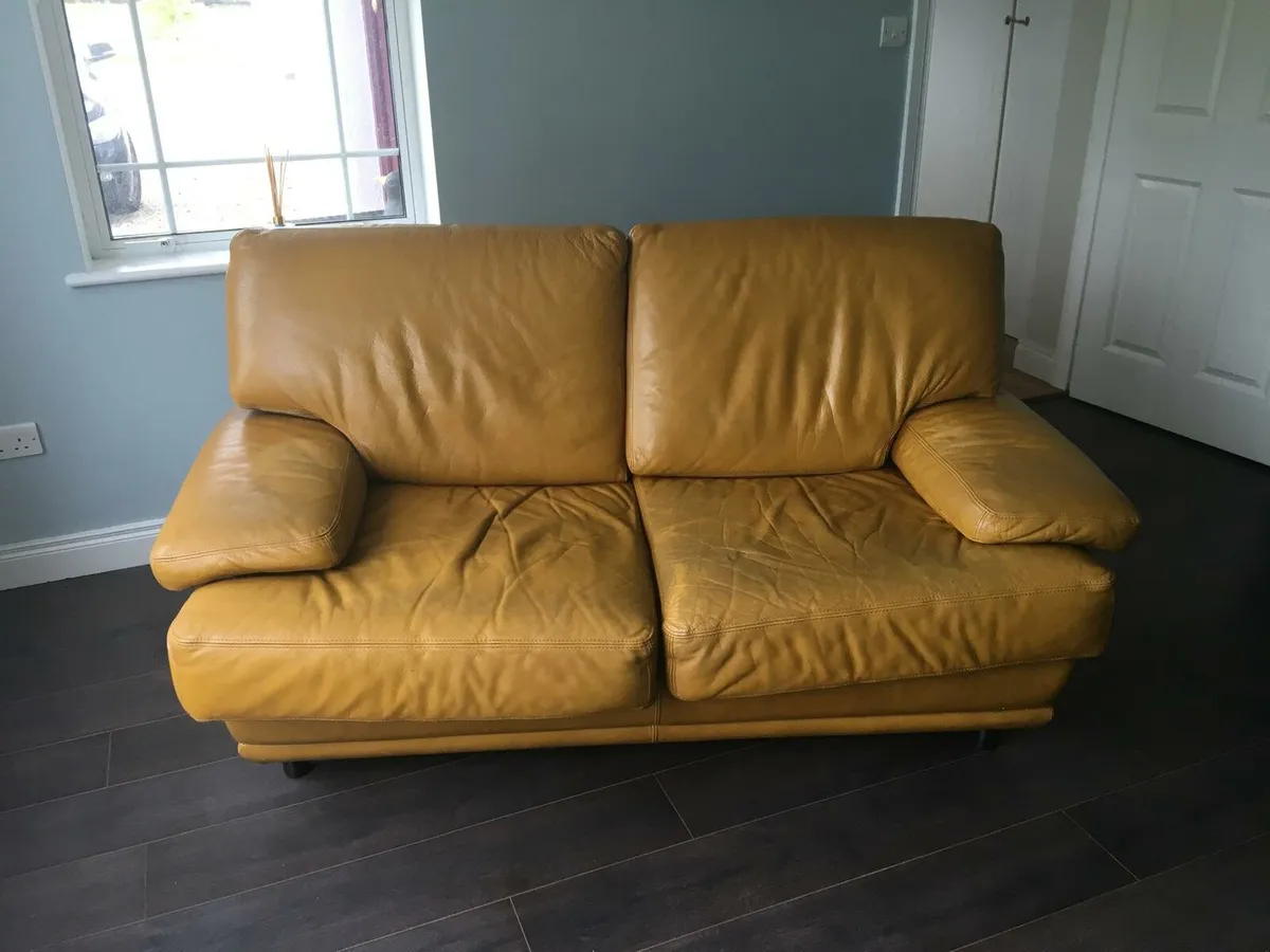 Leather sofa