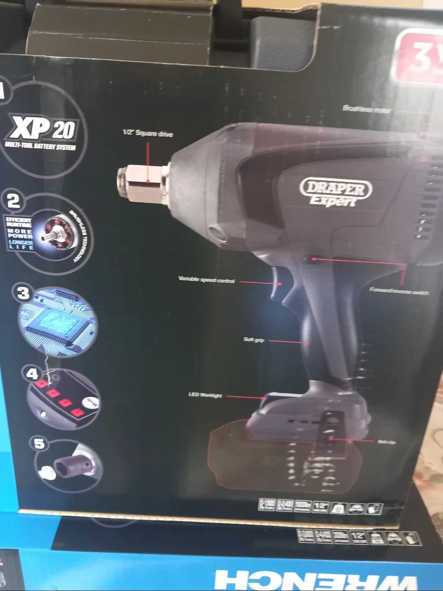 New 1/2" 1000Nm impact wrench 20V - Image 3