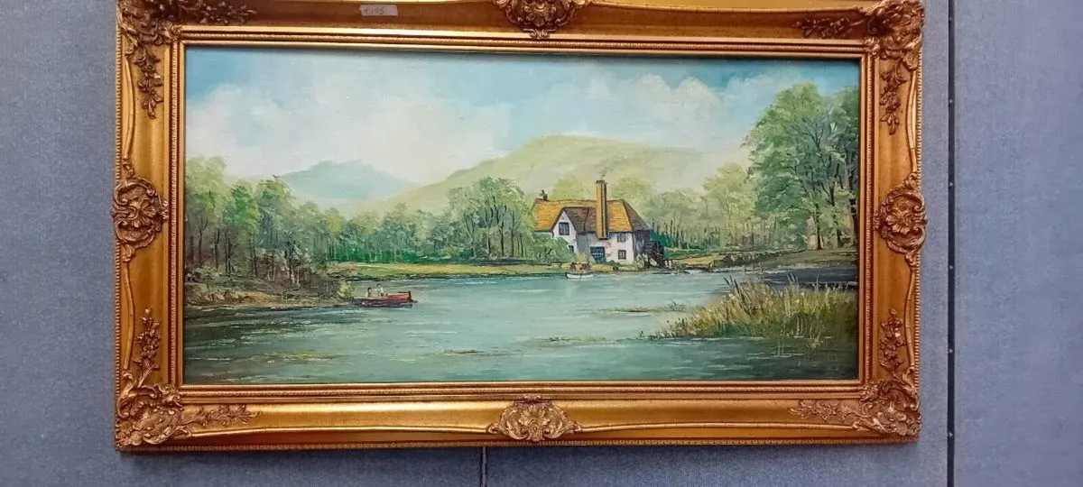 Original Oil On Canvas In Gilt Frame - Image 1