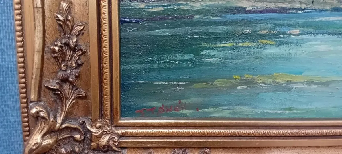 Original Oil On Canvas In Gilt Frame - Image 2