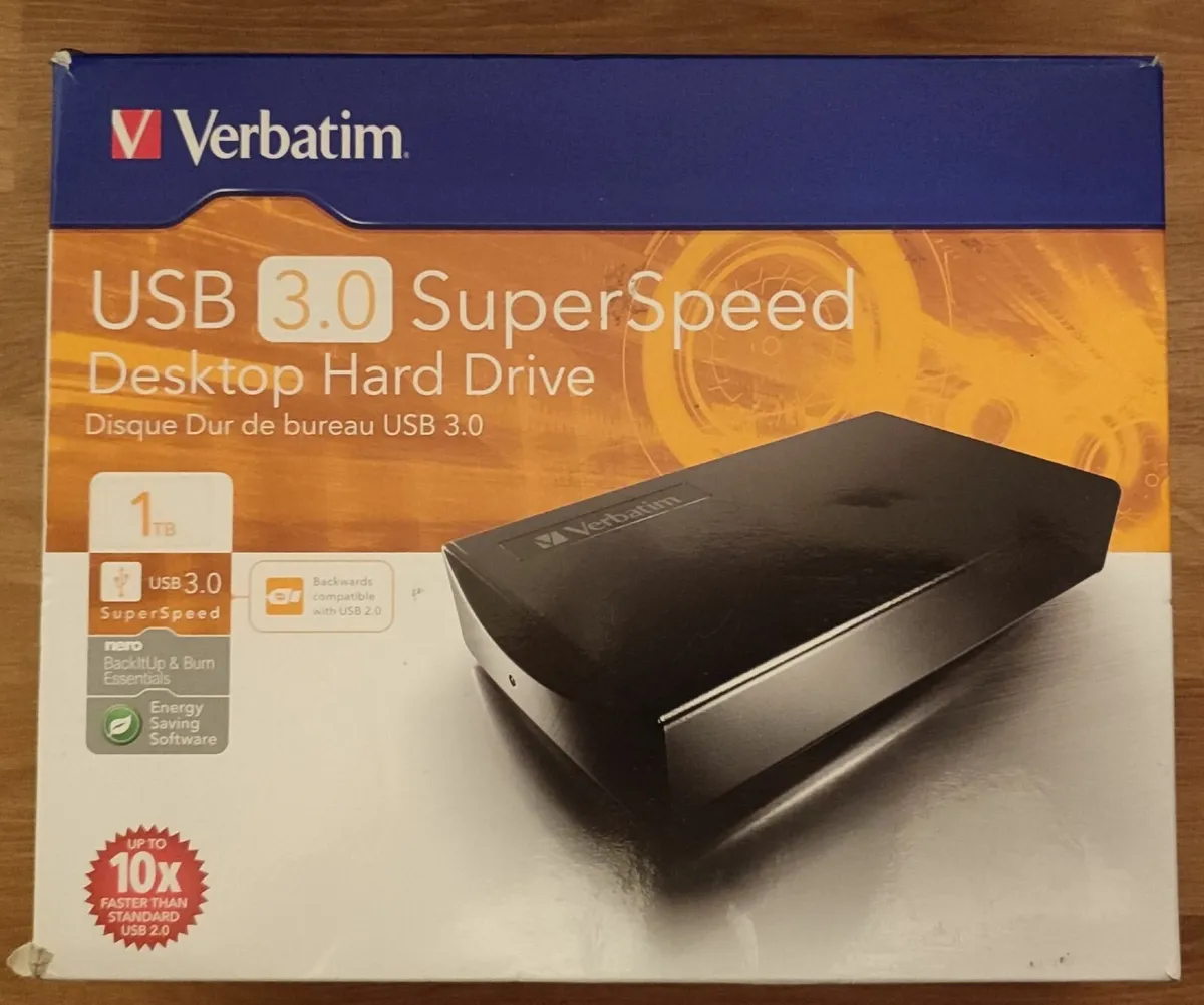 Verbatim 1tb External HDD - Image 1