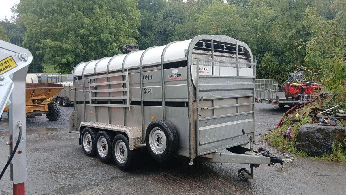 Nugent 14ft livestock Trailer - Image 1