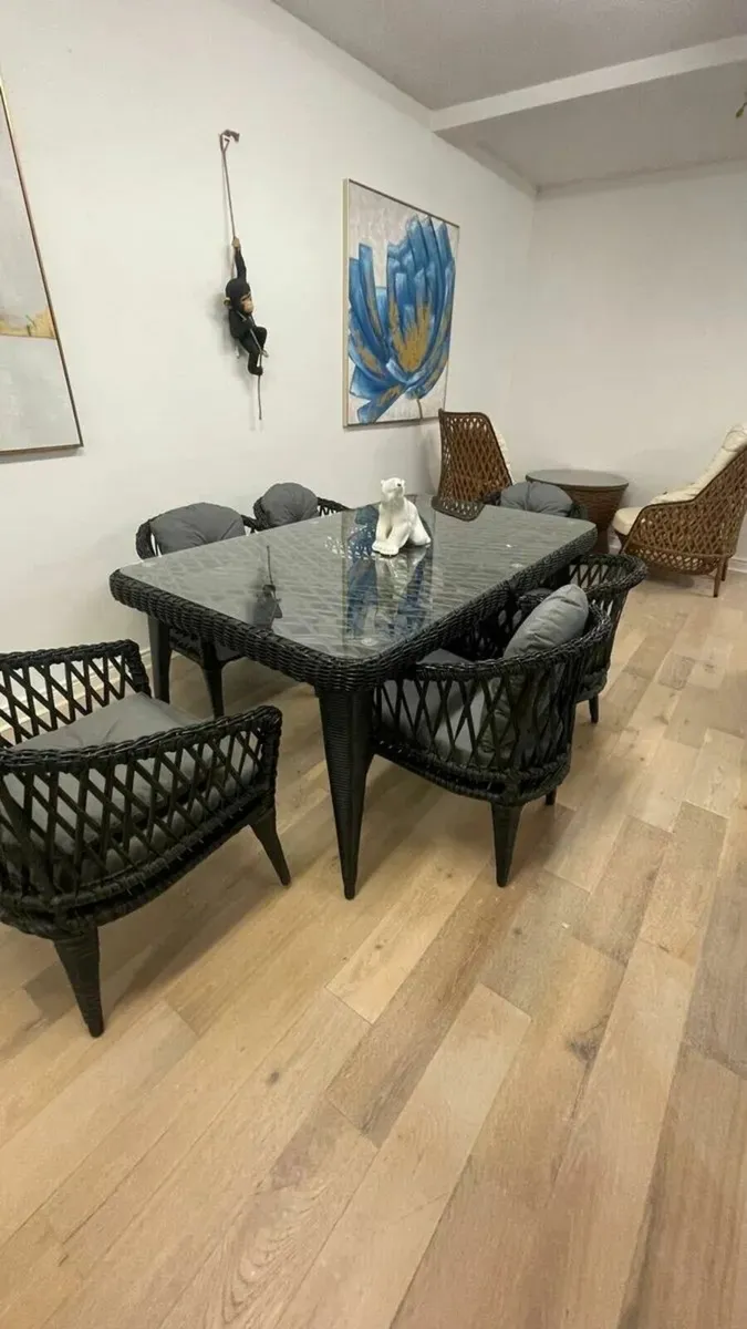 6-seat dining table, garden, outdoor, brand new - Image 4