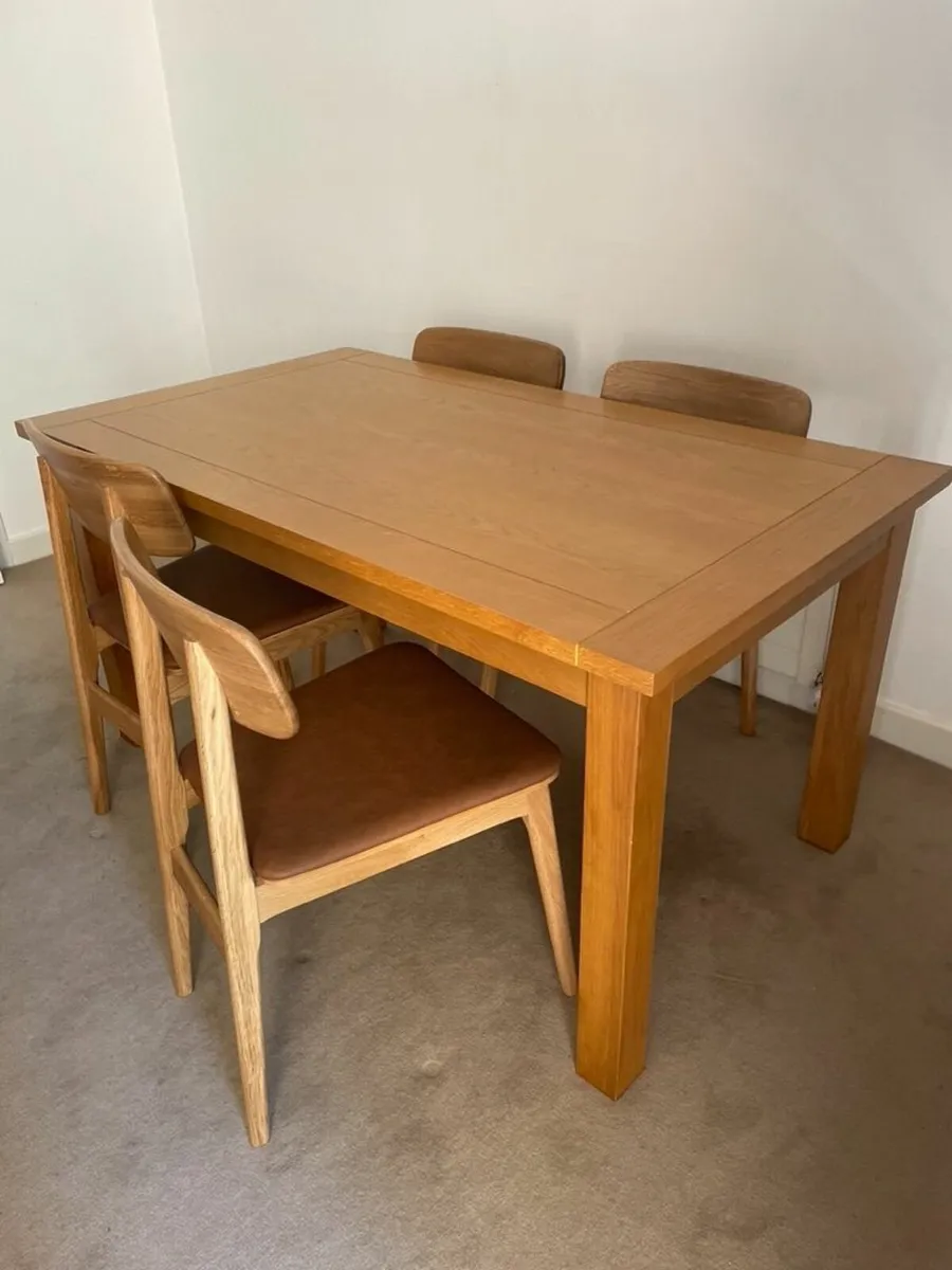 Dining Table and 4 Chairs - Image 2
