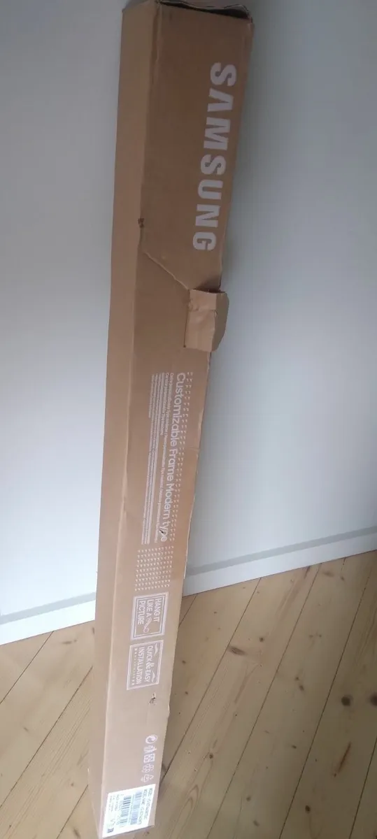 White bezel for 43 inch Samsung The Frame TV - Image 1