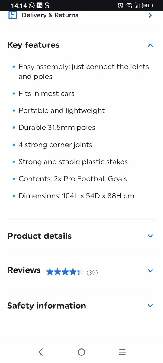 Football goal set - Image 2