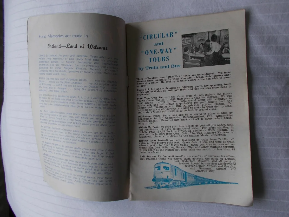 Two C.I.E. Ireland Tours Programmes 1957 - Image 3