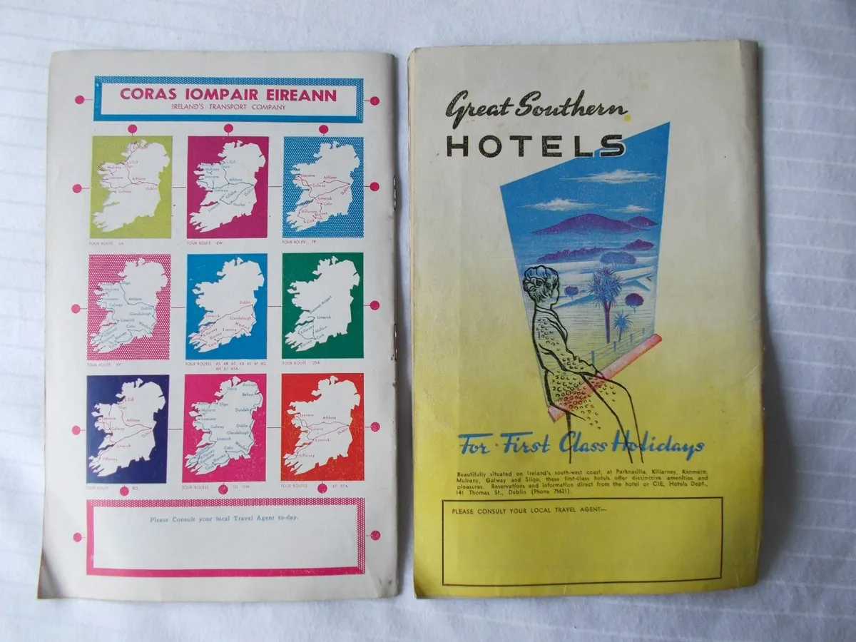 Two C.I.E. Ireland Tours Programmes 1957 - Image 2