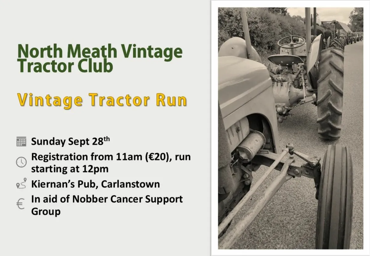 Vintage Tractor Run - North Meath Vintage Club