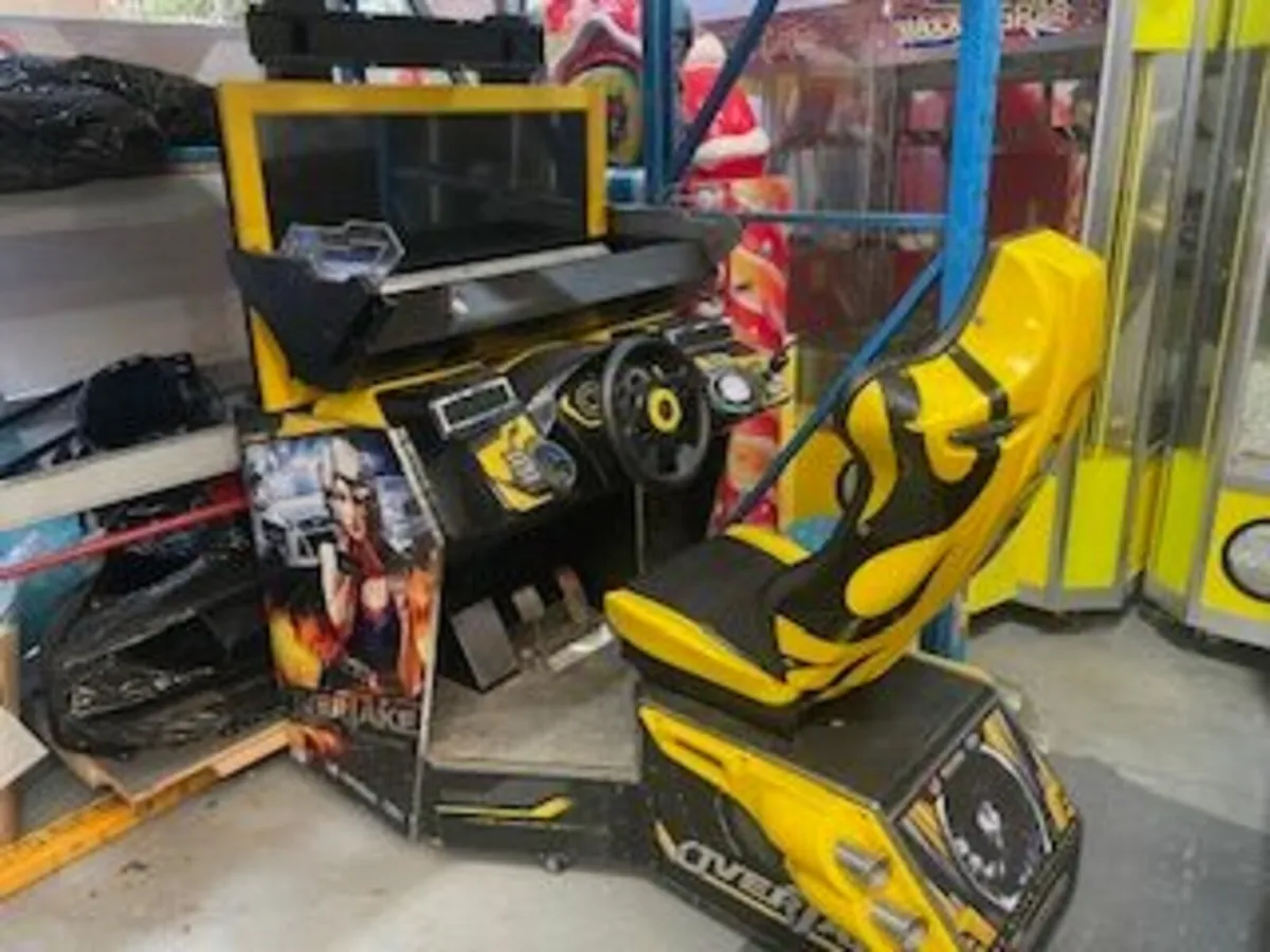 Arcade Machines - Car Game, Basketball, Air Hockey - Image 1