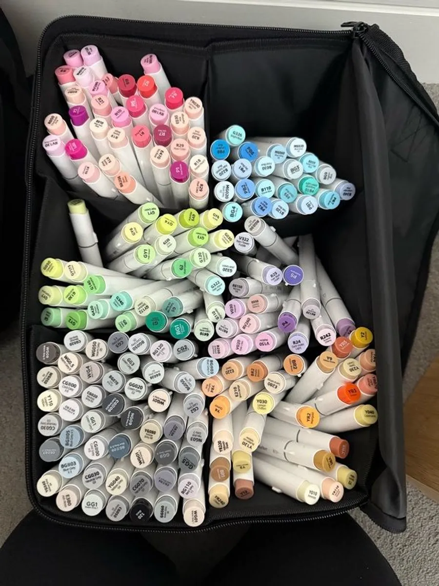 Ohuhu alcohol markers plus storage - Image 1