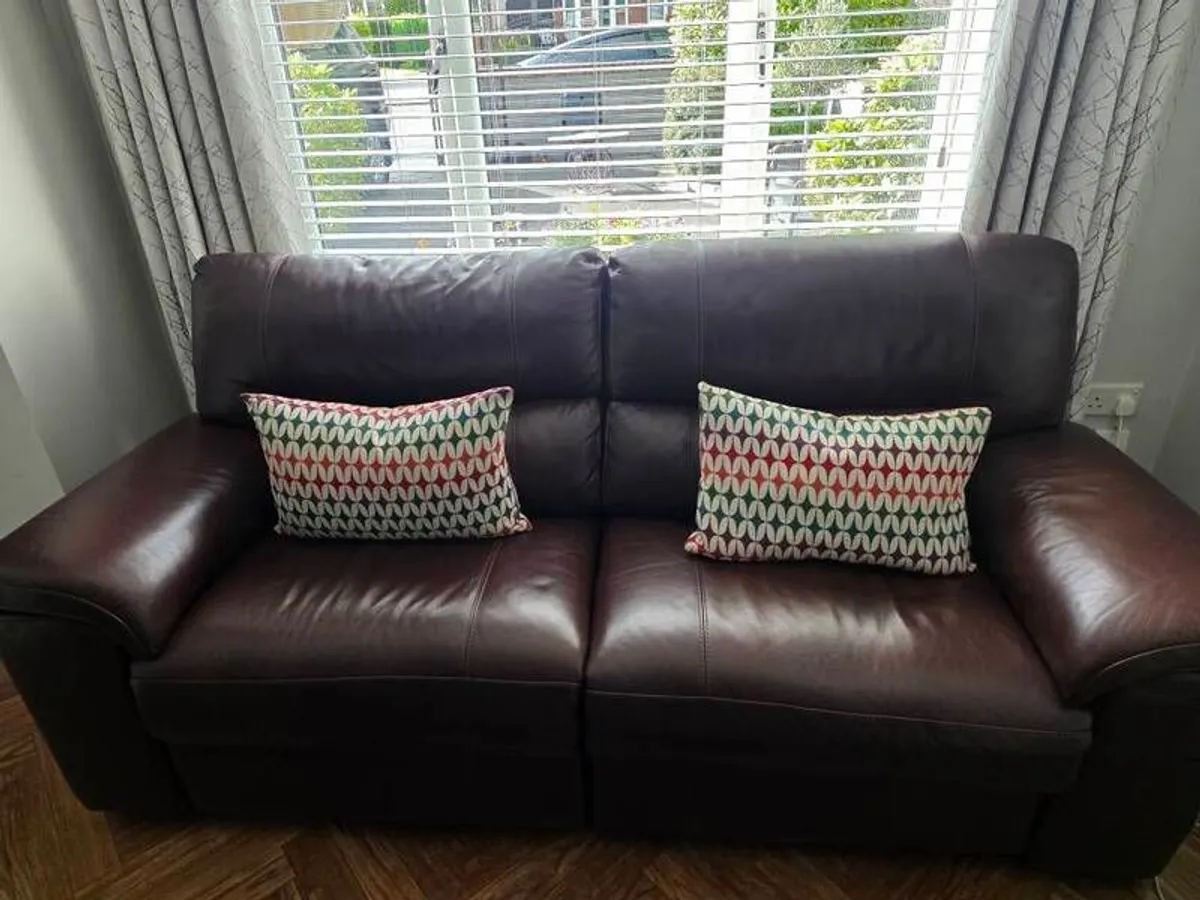 Sofa leather recliner - Image 2