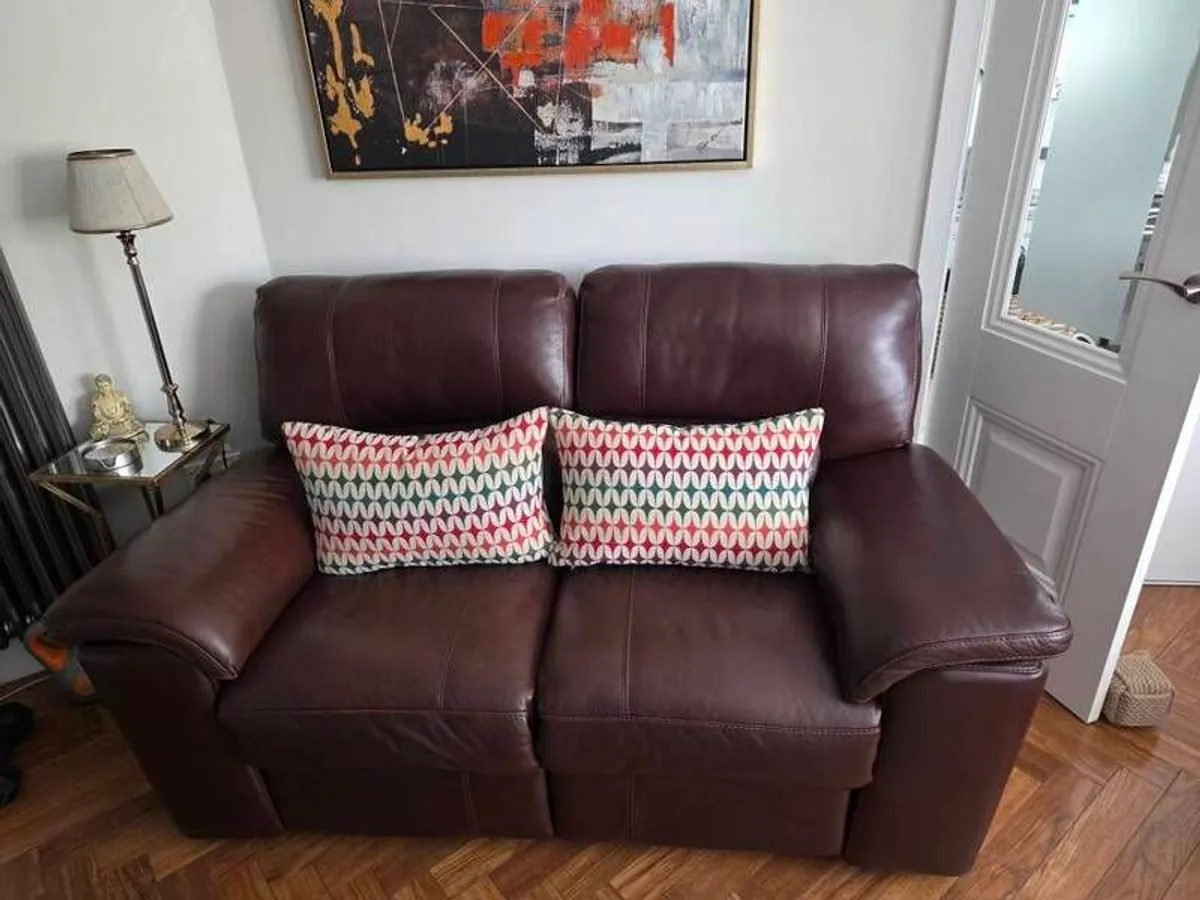 Sofa leather recliner - Image 3
