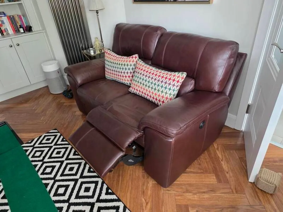 Sofa leather recliner - Image 4