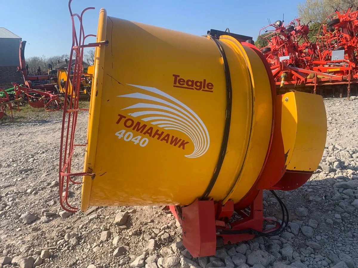TEAGLE 4040 BALE SHREDDER, AS NEW - Image 2