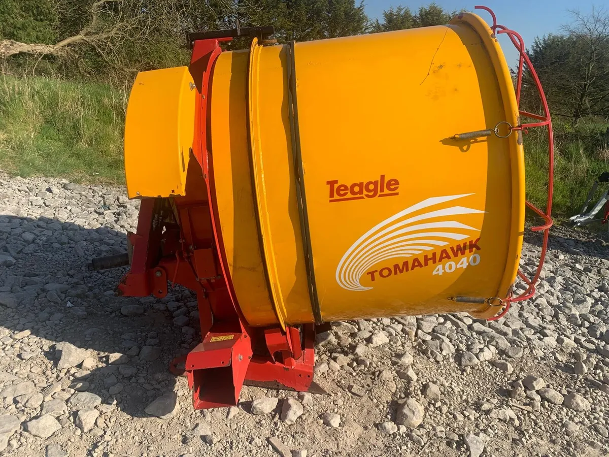 TEAGLE 4040 BALE SHREDDER, AS NEW - Image 4