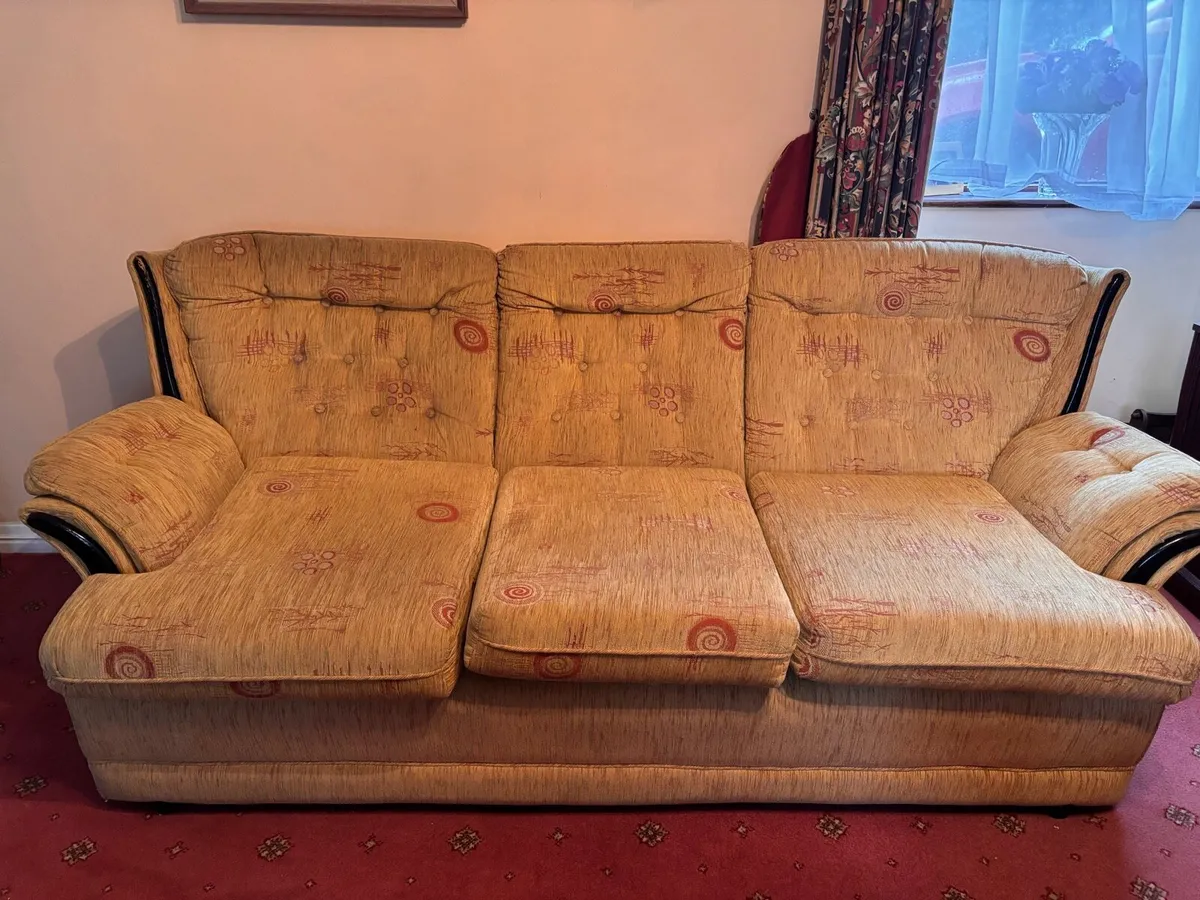 3 seat fabric sofa Free - Image 2