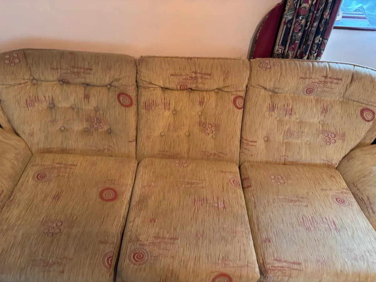 3 seat fabric sofa Free - Image 3