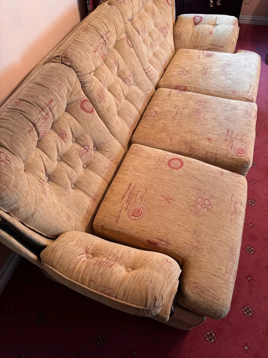 3 seat fabric sofa Free - Image 4