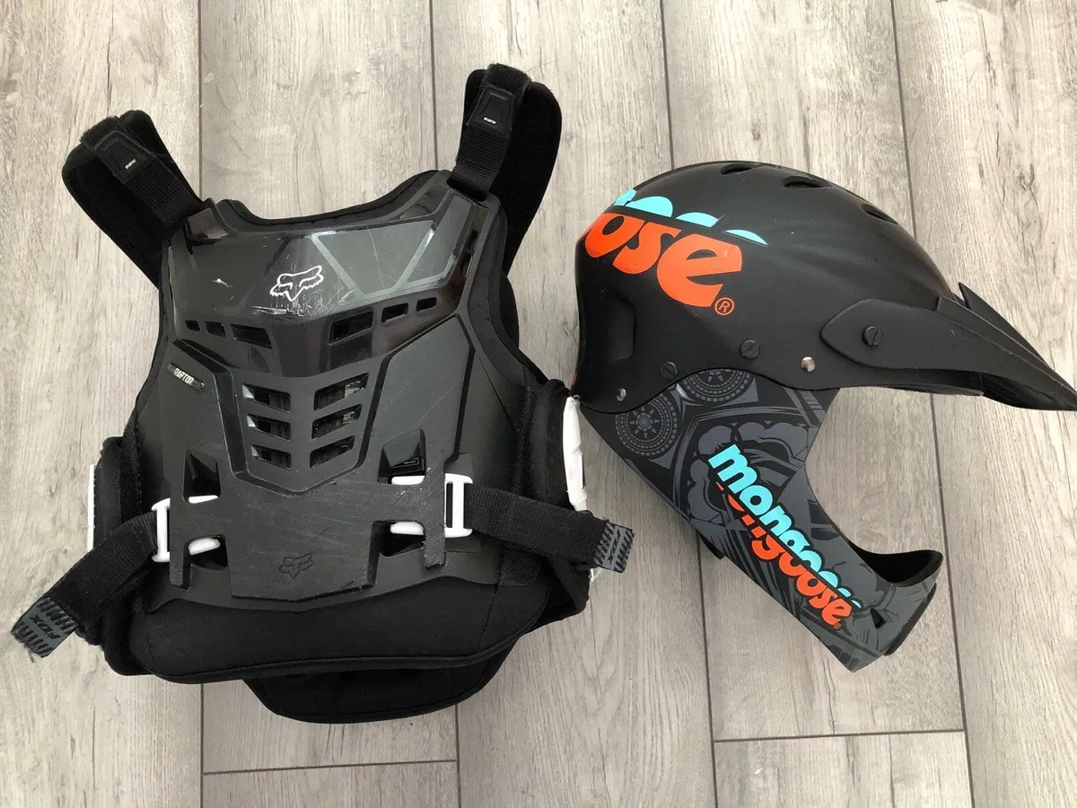 BMX MTB helmet and body protector - Image 1