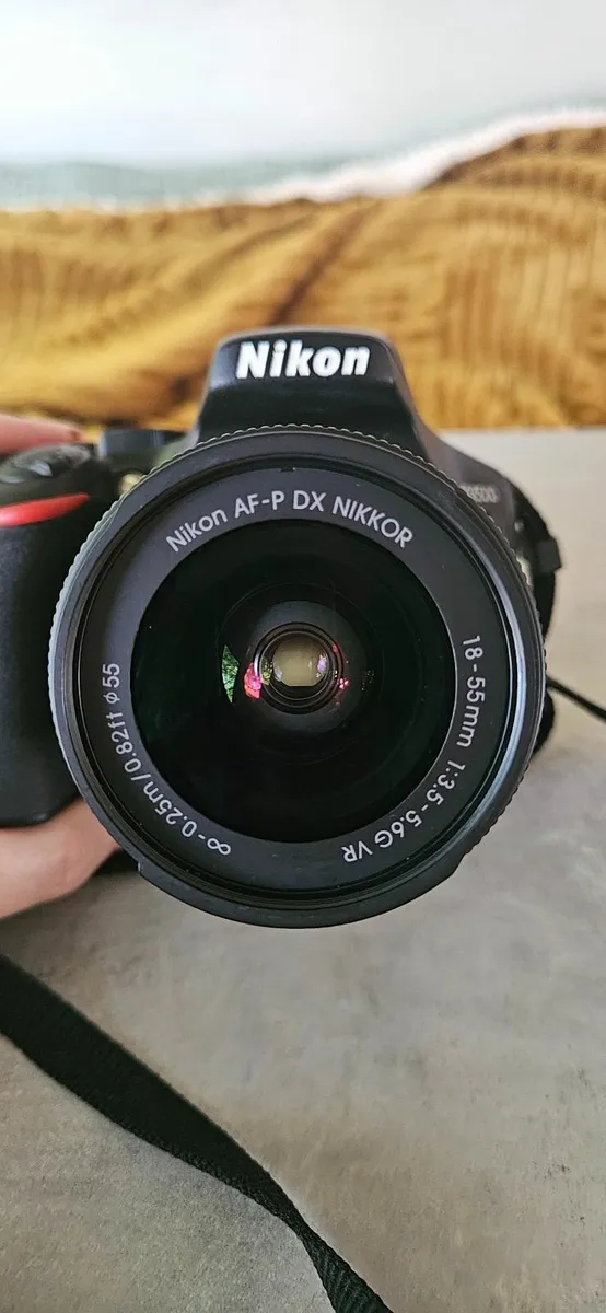 Nikon D3500 DSLR + 18-55mm VR Lens + 64GB SD Card - Image 1