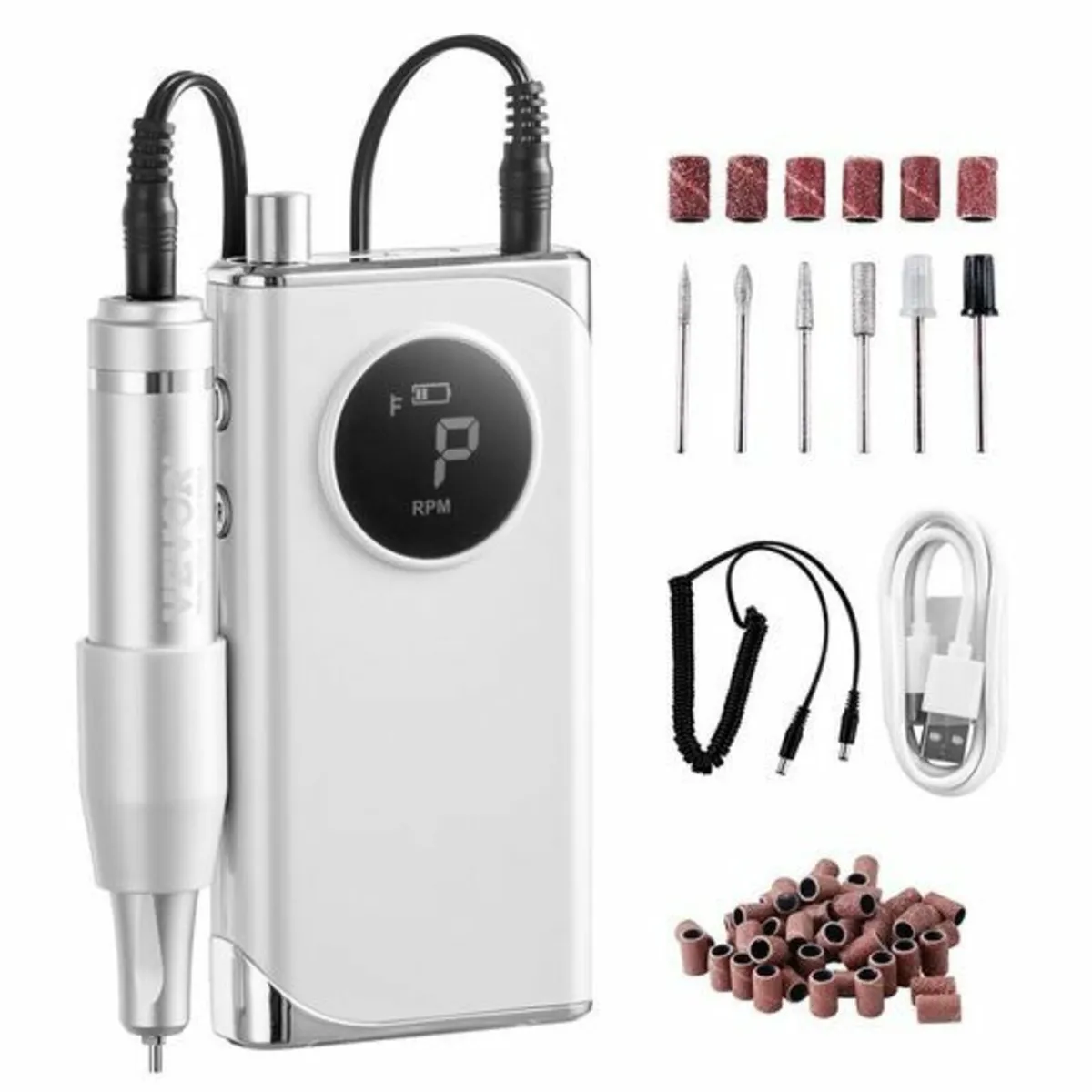 Nail Drill Electric Manicure Nail Clipper 40000rpm - Image 1