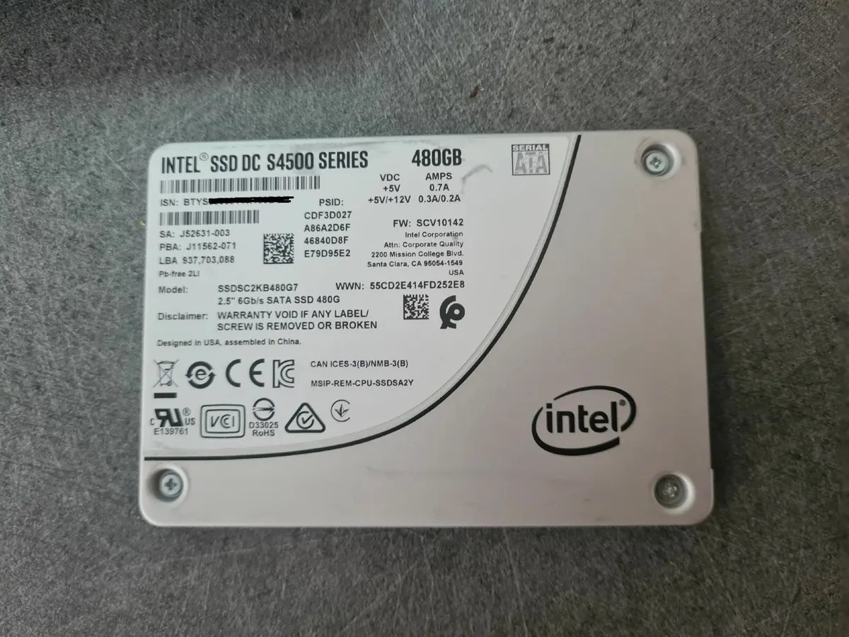 Intel SSD D3-S4510 SERIES 480GB - Image 1