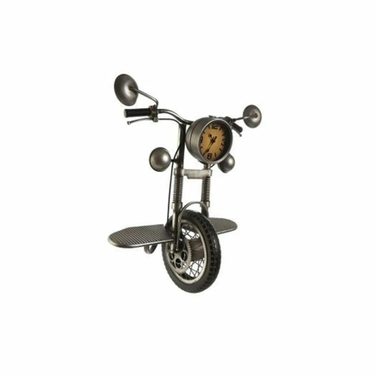 Vintage Motorbike Wall Clock with Shelves The Ulti - Image 1
