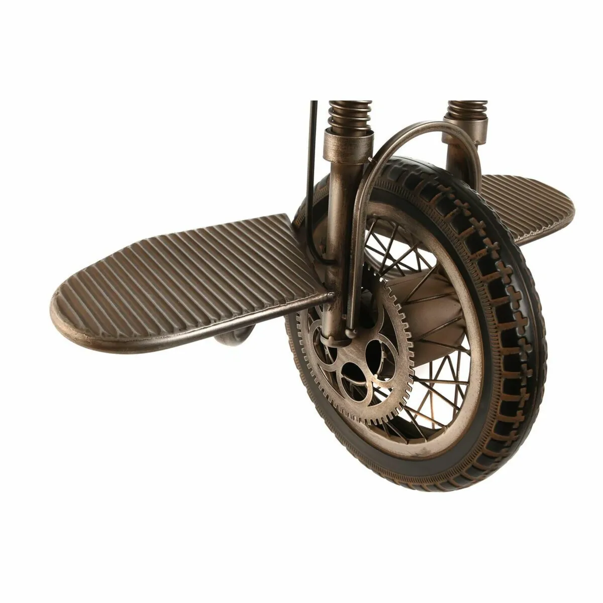 Vintage Motorbike Wall Clock with Shelves The Ulti - Image 4