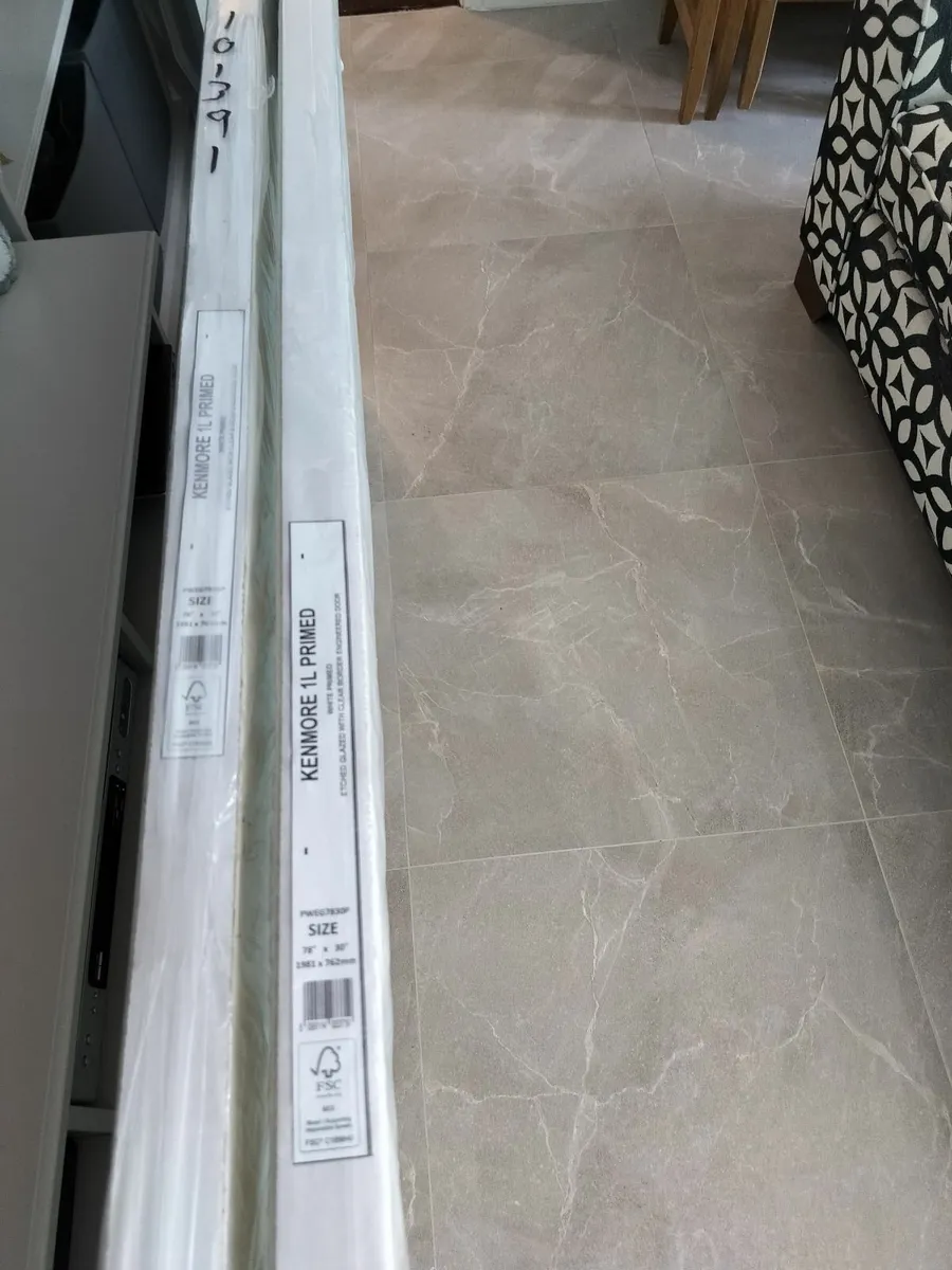 Brand new internal Kenmore etched glazed doors - Image 3