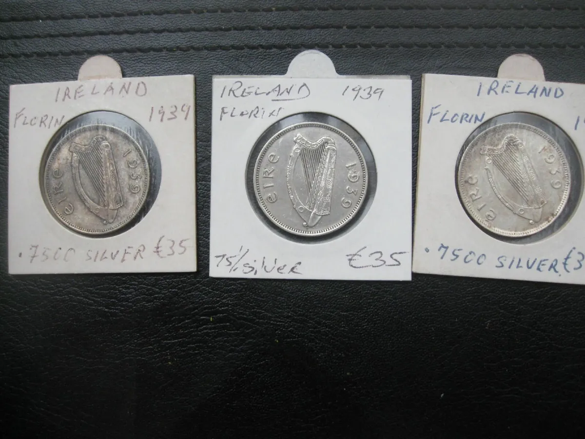 Irish Florin Coins - 1935 & 1939 - Image 4