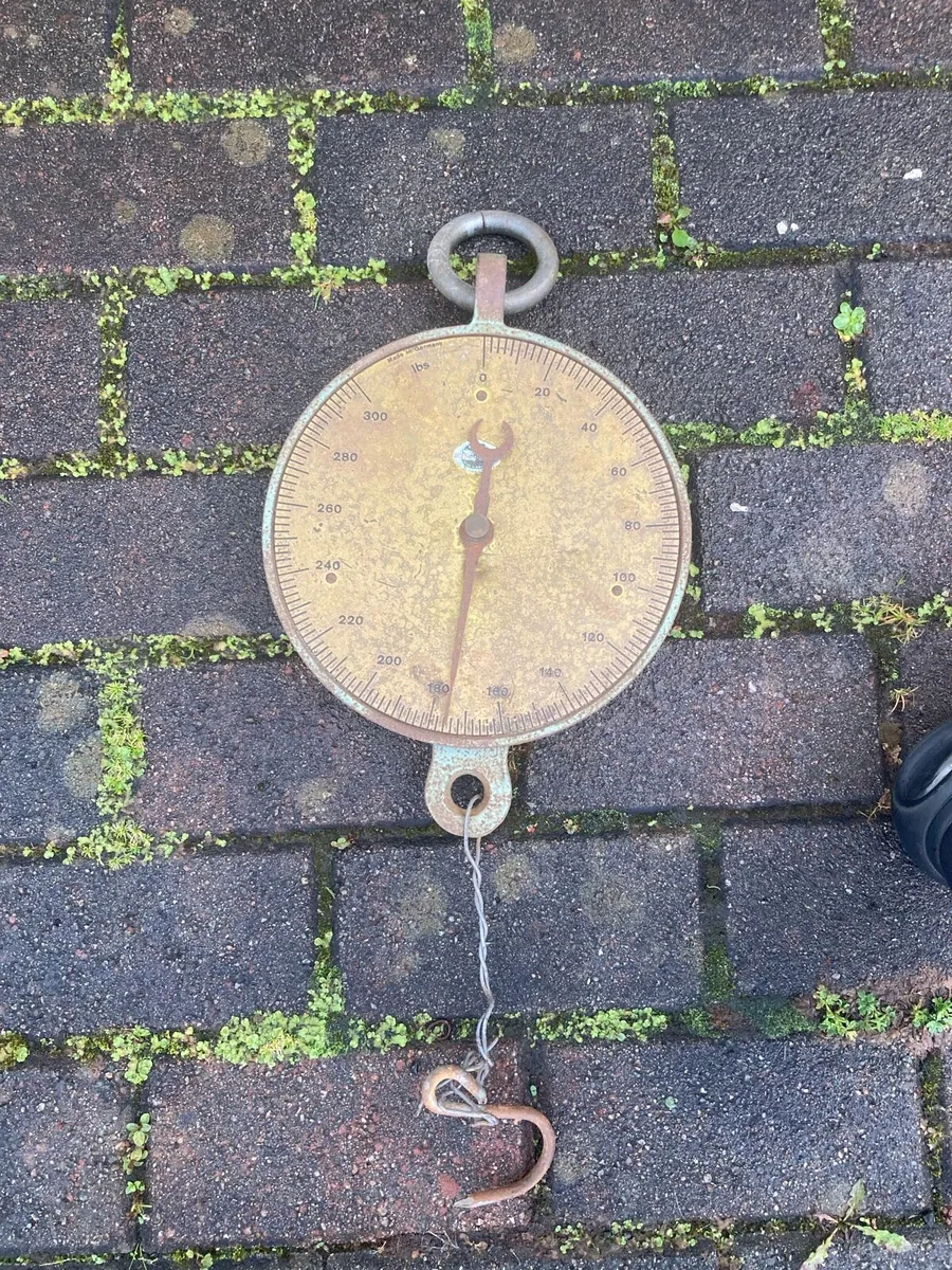 1930s brass made in Germany scales - Image 1