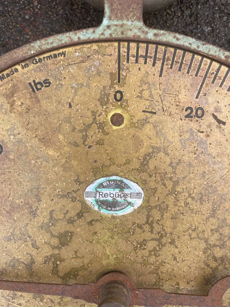 1930s brass made in Germany scales - Image 2