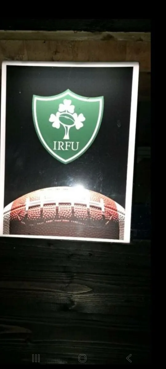 Irish rugby light up sign - Image 2