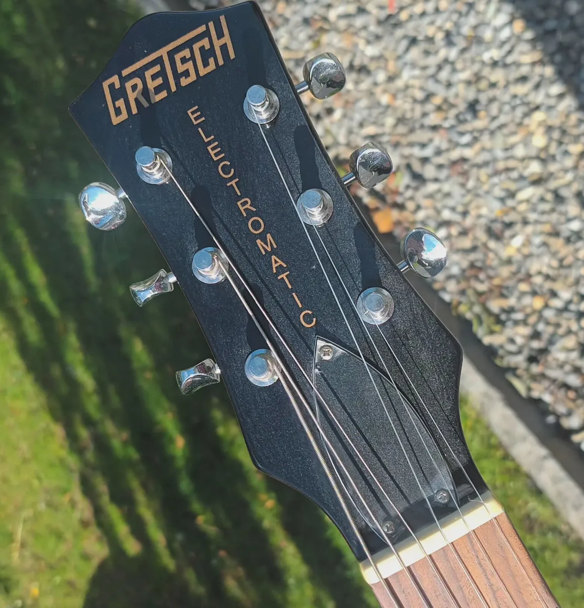 Gretsch electric guitar, case, Marshall amp, D18 - Image 4