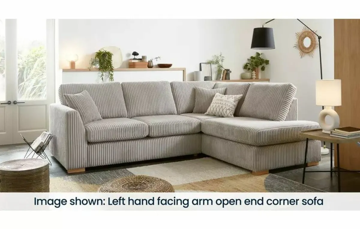 Corner Couch & Ottoman - Image 3