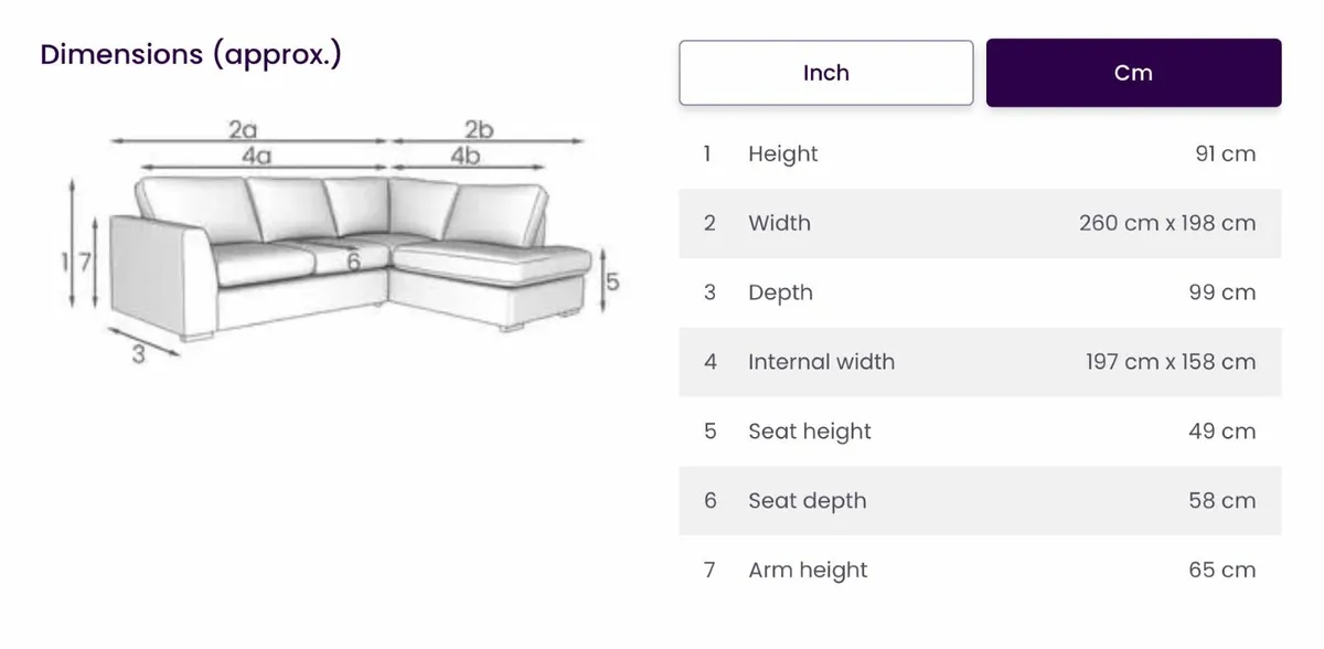 Corner Couch & Ottoman - Image 4