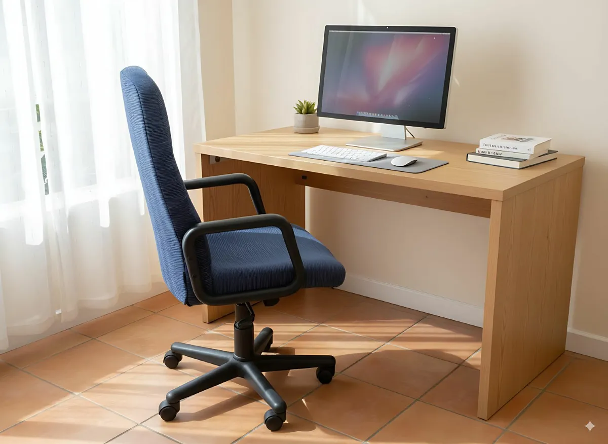 Stylish Blue Office Chair – Ergonomic, Adjustable - Image 2