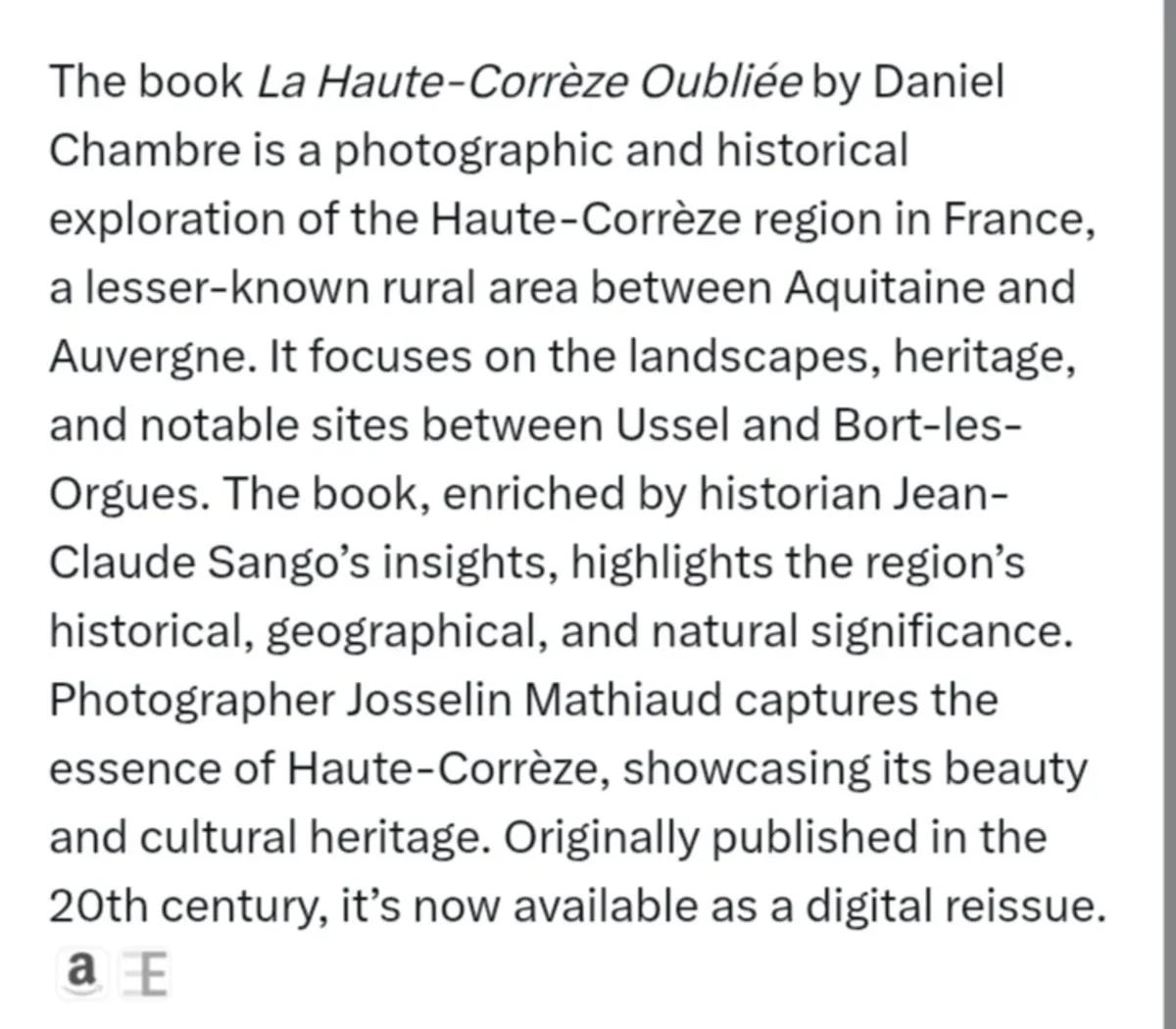 La Haute Correze Oubliee Book - Image 3