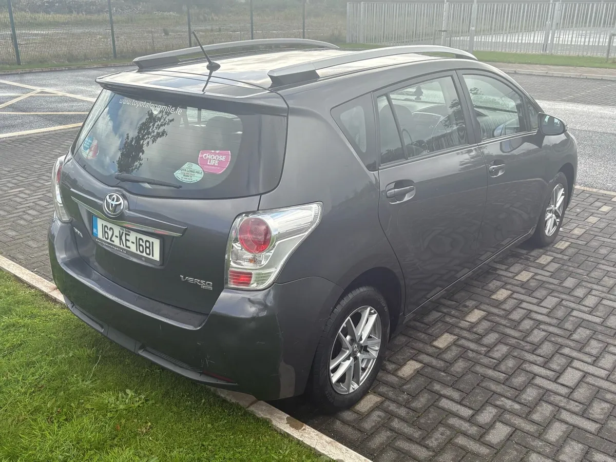 2016 162 TOYOTA VERSO 7 SEATER NCT AND TAX - Image 2