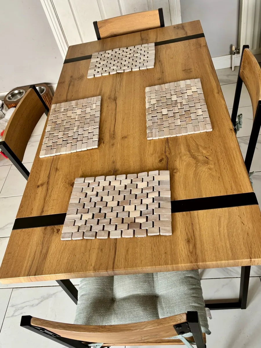 Table & 4 Chairs - Image 2