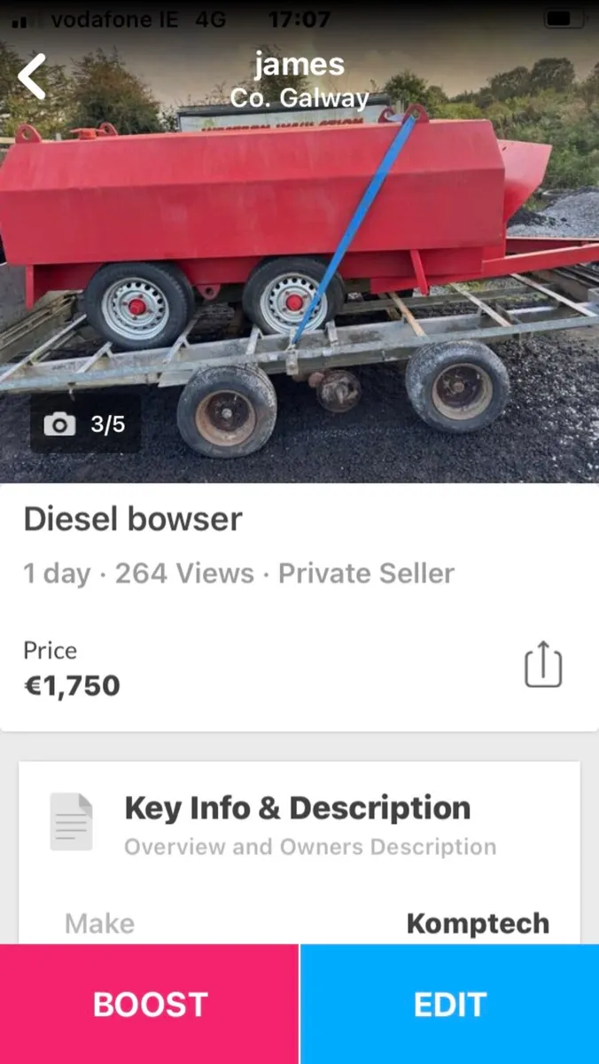 Tri axle Brian james - Image 1