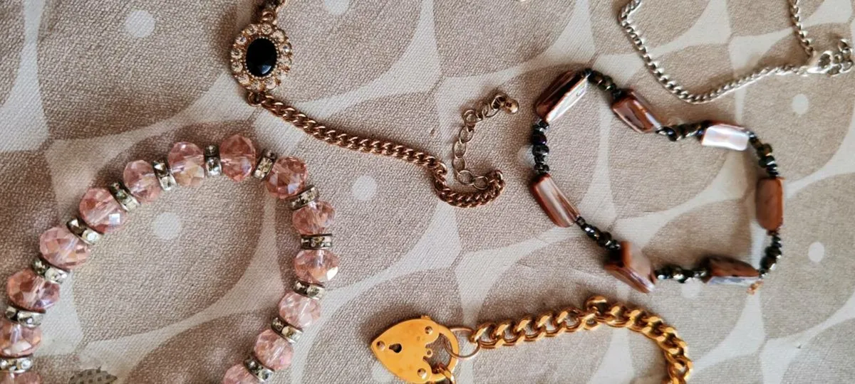 8 bracelets and 2 pr earrings - Image 3