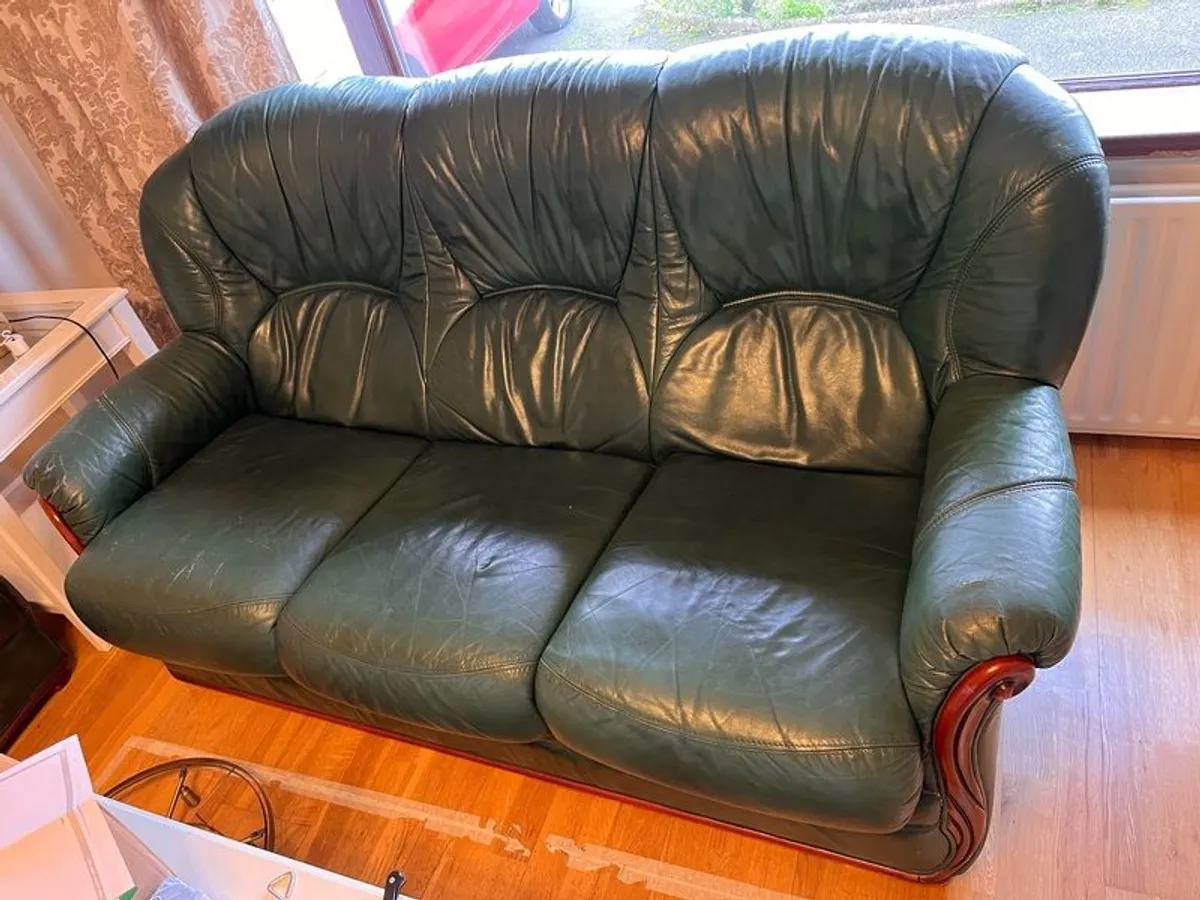 Free Leather couch - Image 1