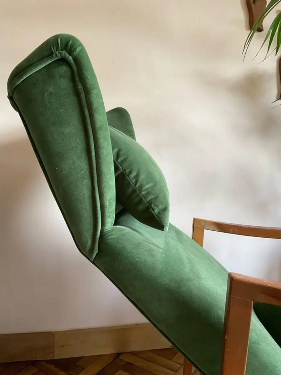 Mid century recliner chair vintage retro - Image 3