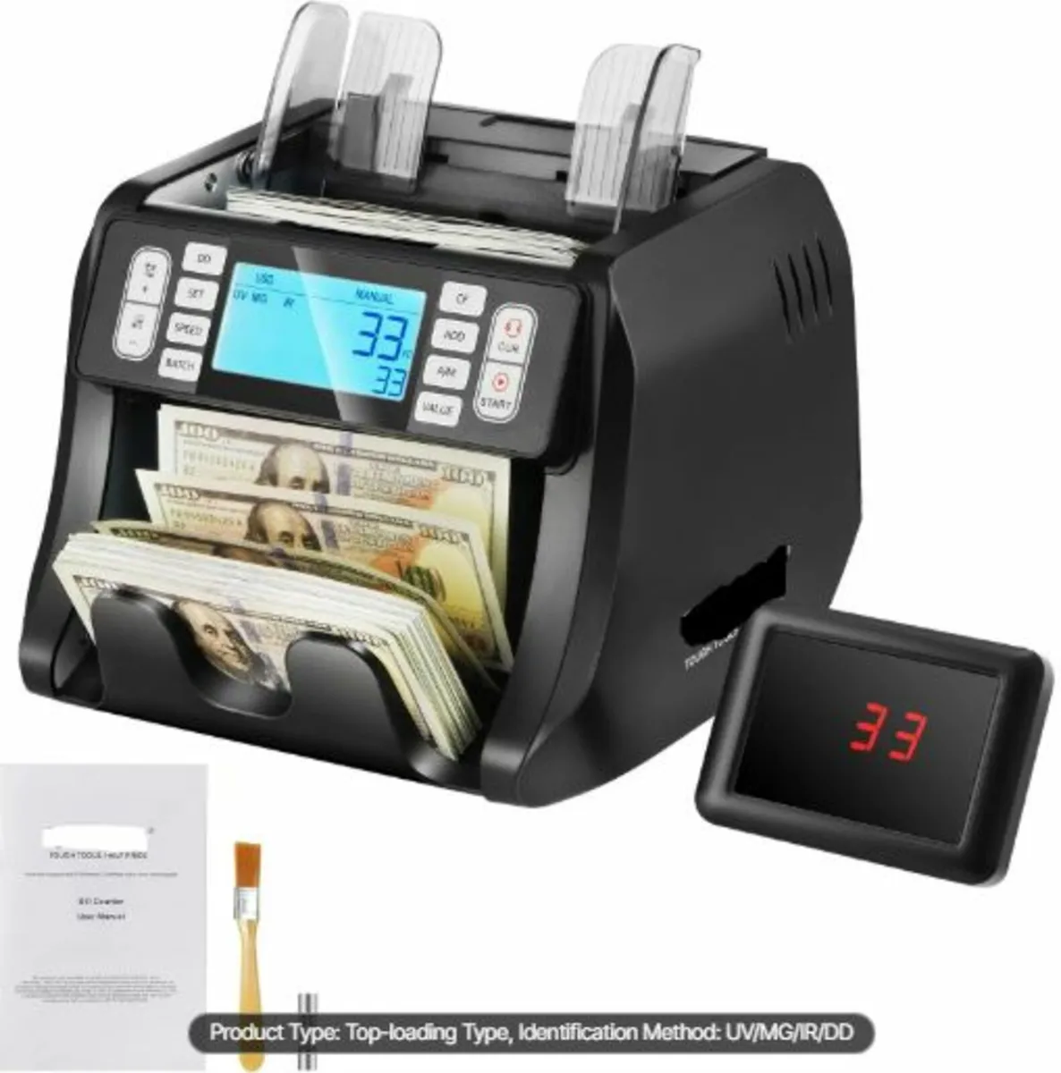 Money Counter Machine Bill Counter with UV MG IR - Image 1