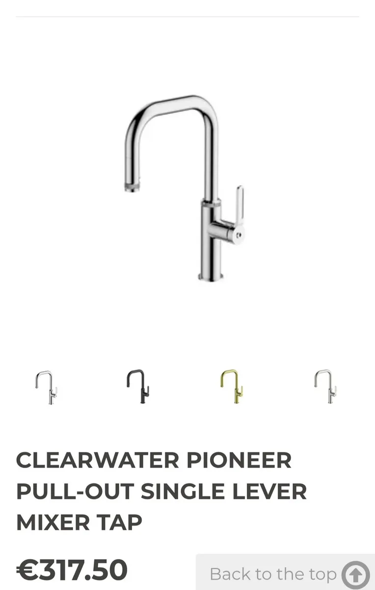 Kitchen pull out tap by clarewater - Image 1