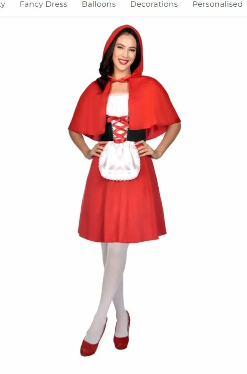 Smiffys red riding costume size large (large 14-18 - Image 1