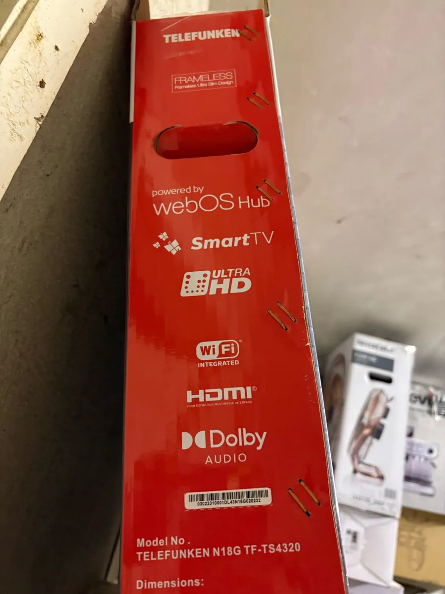 43”4khdr smart tv - Image 3